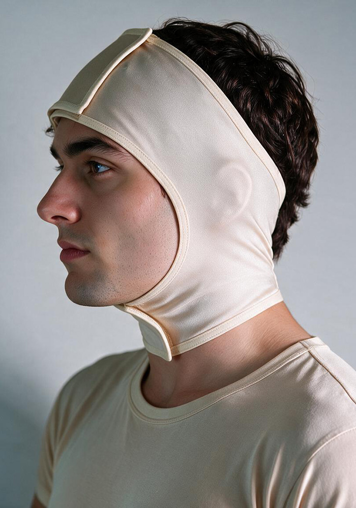 Post-Surgical Face & Neck Compression Wrap - Image 9